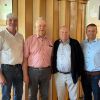 Michael Rischke, Reinhold Strobl, Hermann Völlger und Uwe Bergmann
